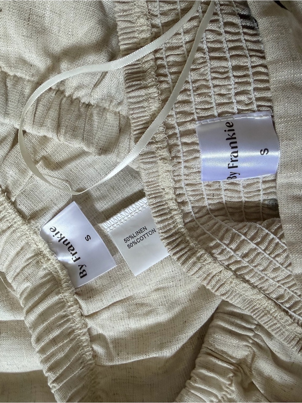 NWOT Showpo Beige Polka Dot Two-Piece Pant Set - Picture 8 of 8